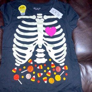 Kids skeleton shirt
